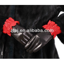 fashion lady dark blue lace free shipping gloves